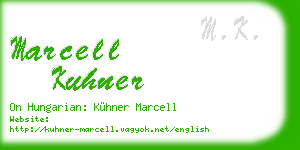 marcell kuhner business card